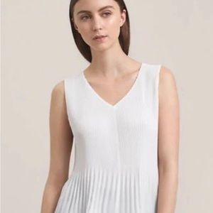 Aritzia Babaton Damien Pleated Top/Blouse